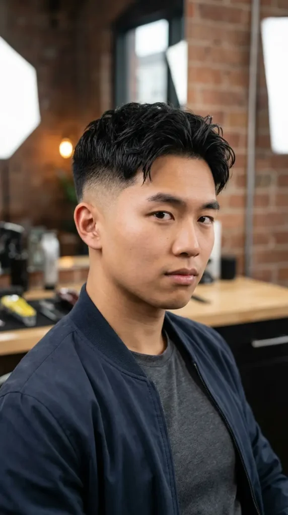 Skin Fade Asian Hair