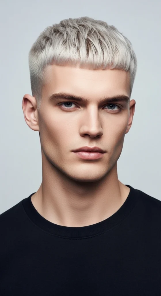 Blonde Caesar Cut