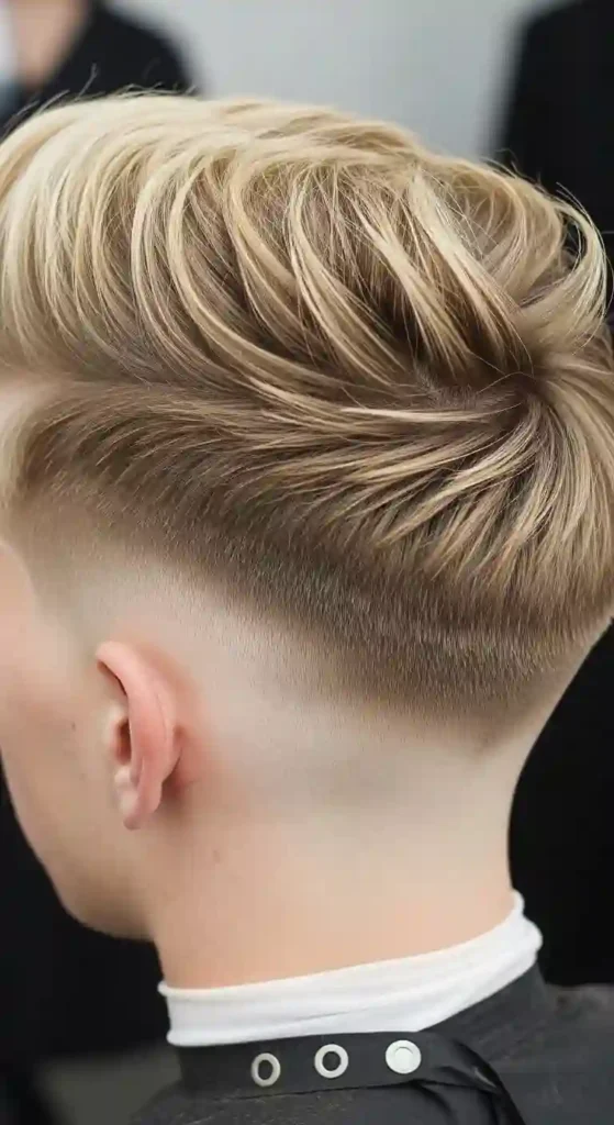 Blonde Pompadour