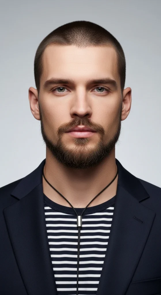 Buzz Cut + Chinstrap