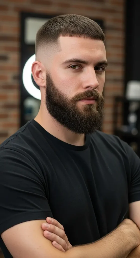 Buzz Cut with Beard