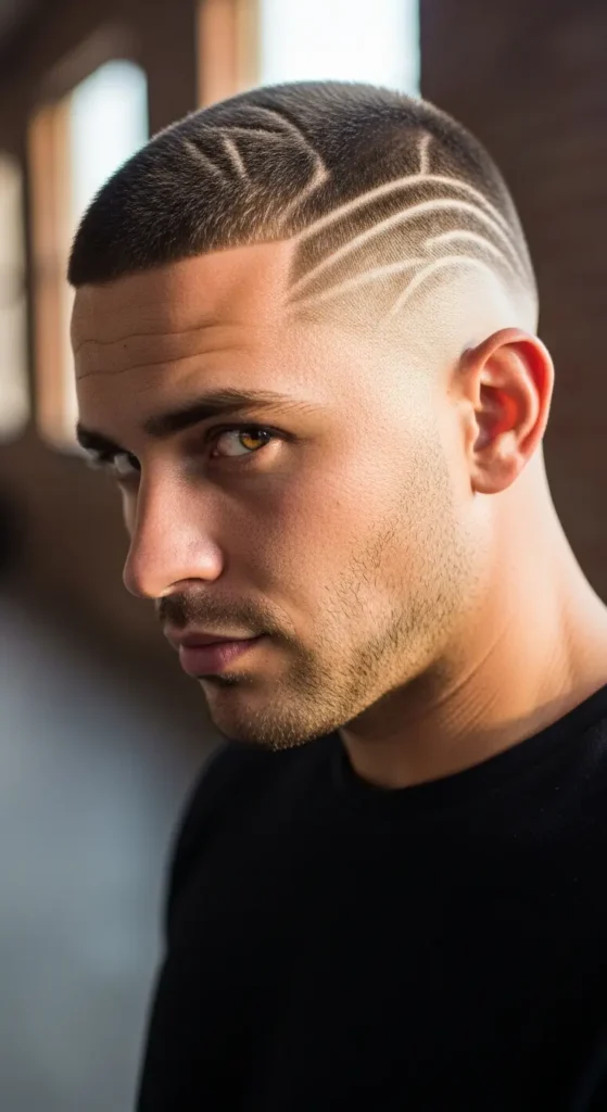 Buzz with Hair Design