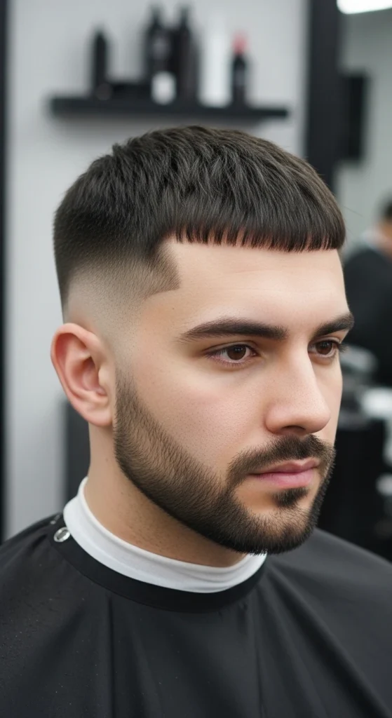 Caesar Fade (Low Fade)