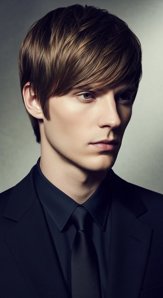 Cheekbone-Length Curtains