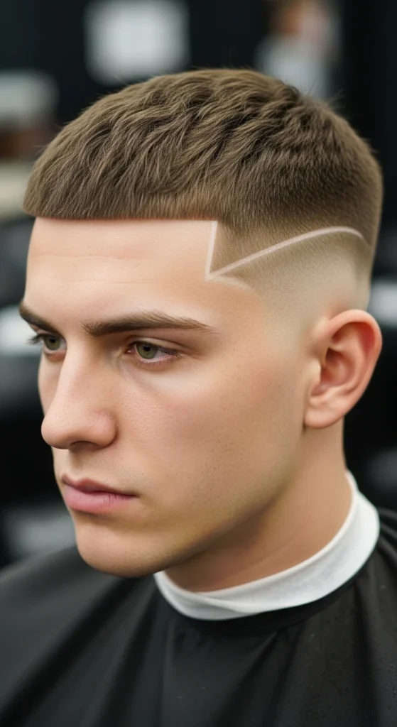 Crew Cut with Line Up