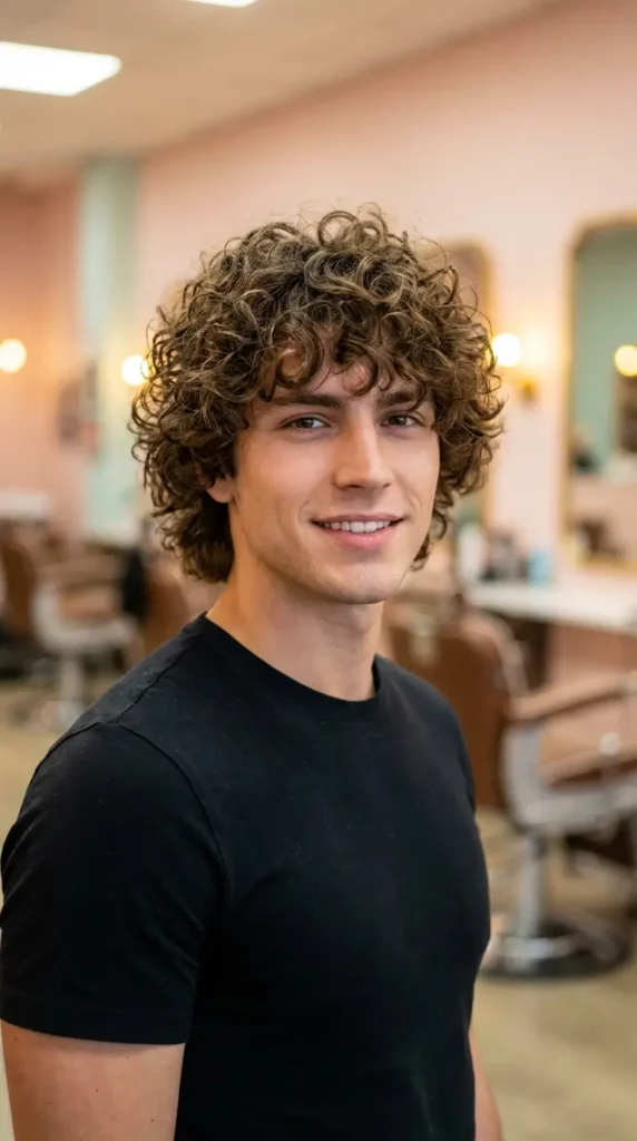Curly Wolf Cut 