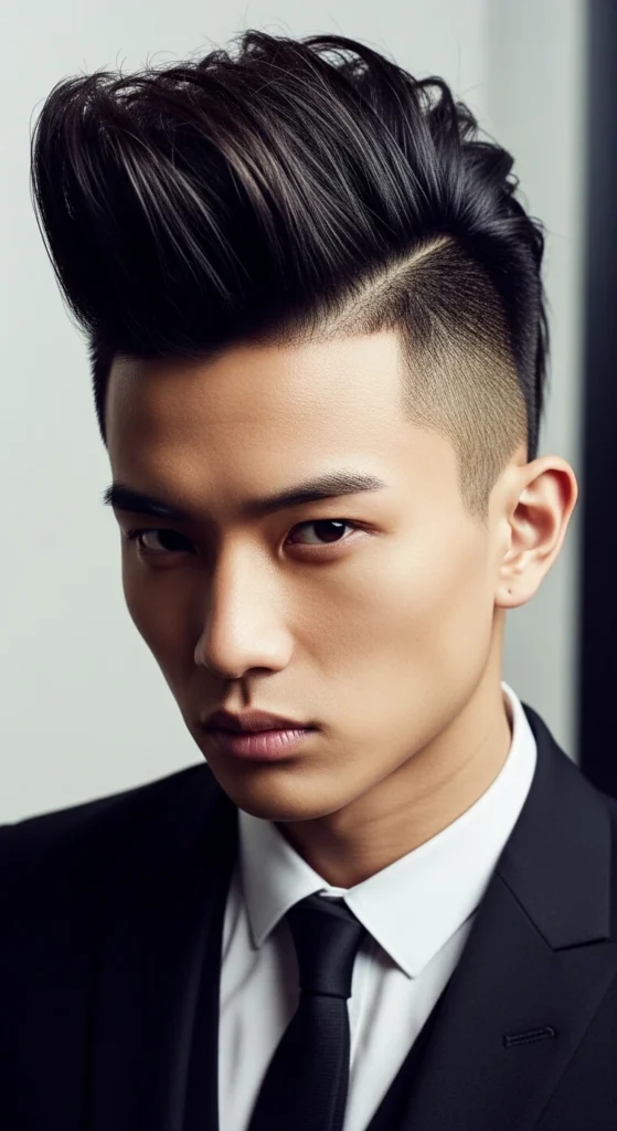 Faux Hawk for Asian Hair