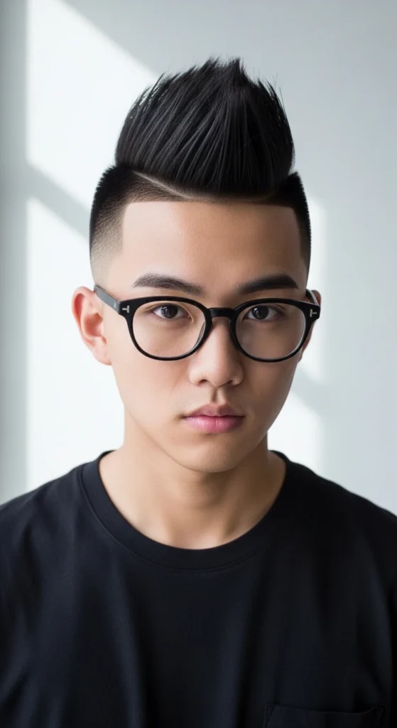 Faux Hawk for Straight Hair