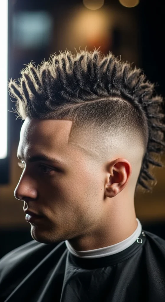 Faux Hawk with Dreads or Twists