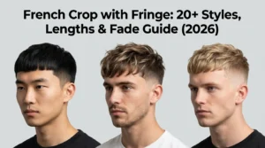 French Crop with Fringe: 20+ Styles, Lengths & Fade Guide (2026)