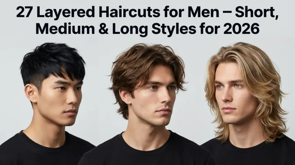 27 Layered Haircuts for Men – Short, Medium & Long Styles for 2026