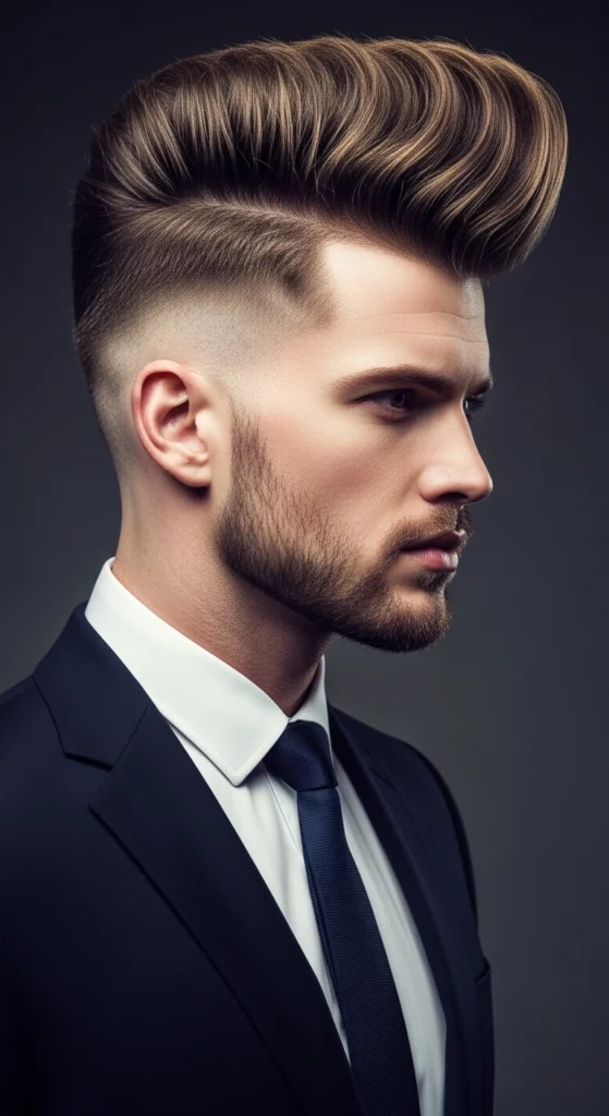 High Fade Pompadour