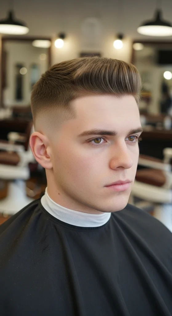 High and Tight Mid Fade