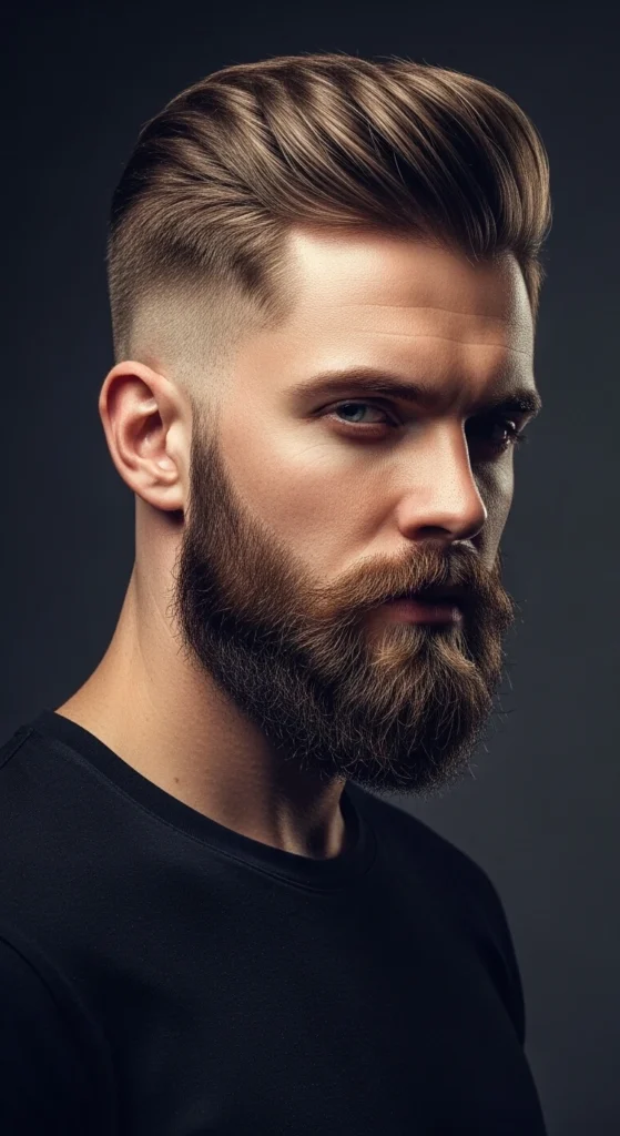 High and Tight with Beard
