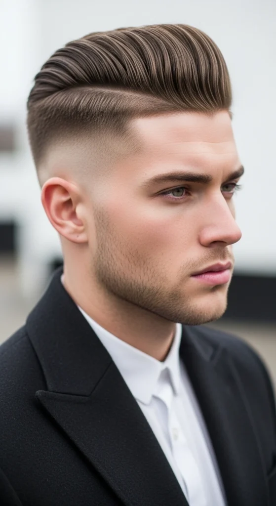 High and Tight with Comb Over
