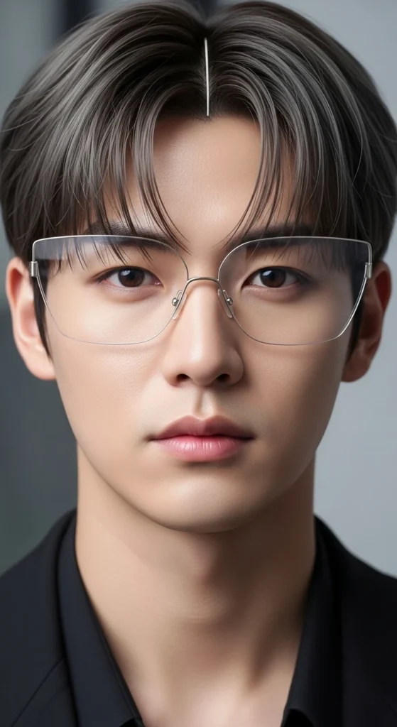 K-Pop See-Through Bangs