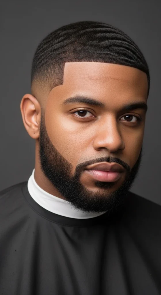 Line-Up Buzz + Faded Beard (Black Men)