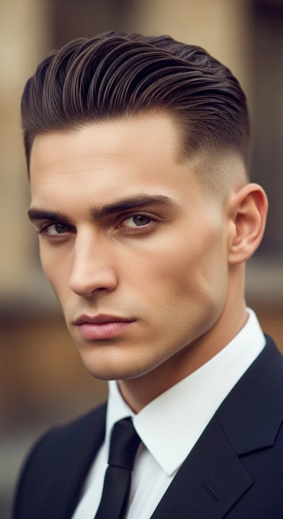 Low Taper Slick Back