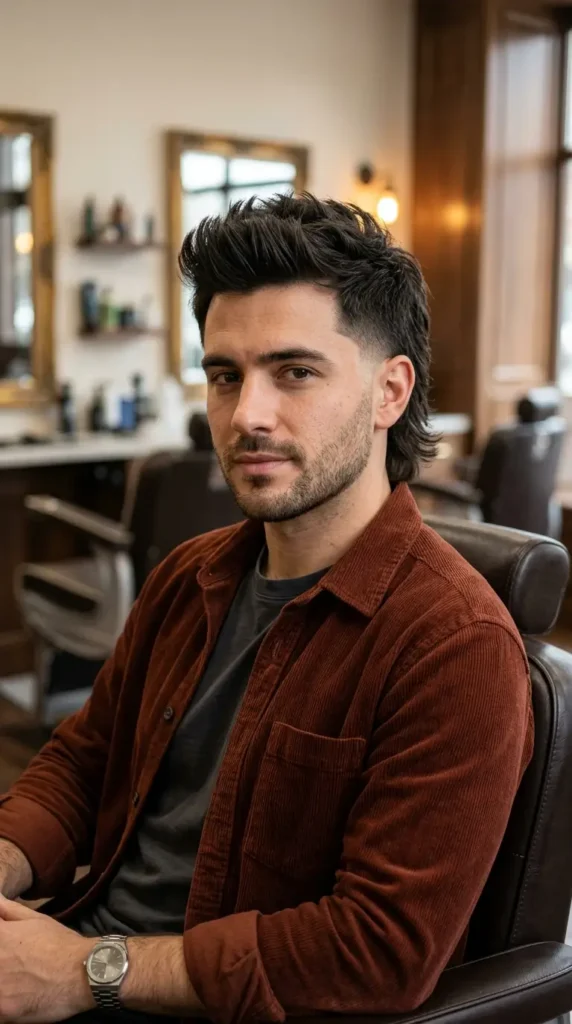 Faux Hawk Mullet
