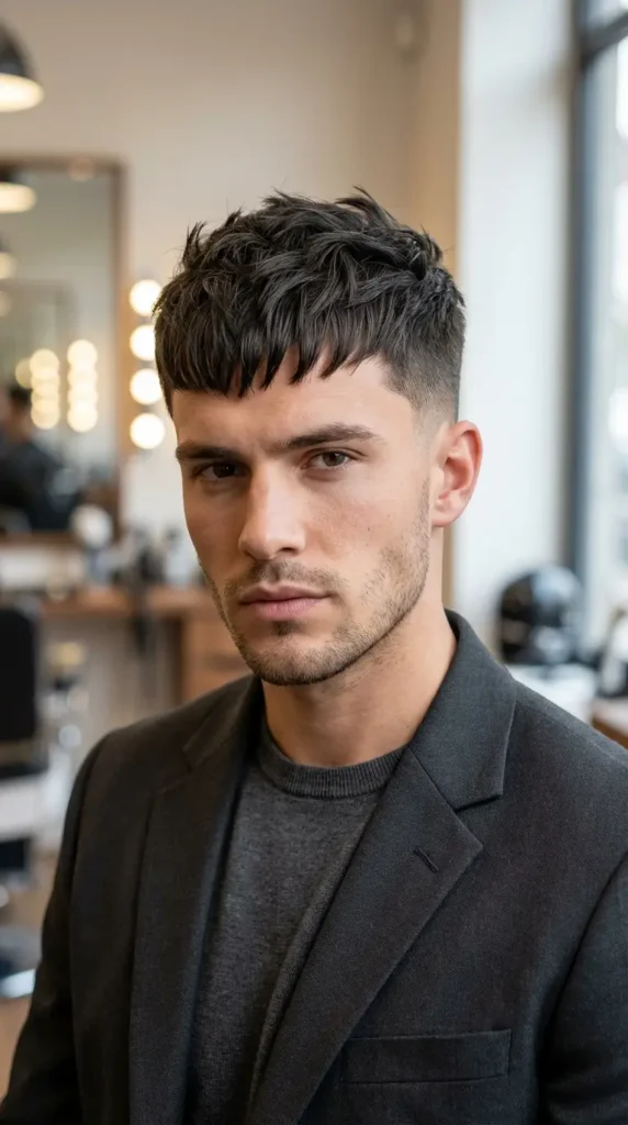 French Crop with Textured Fringe