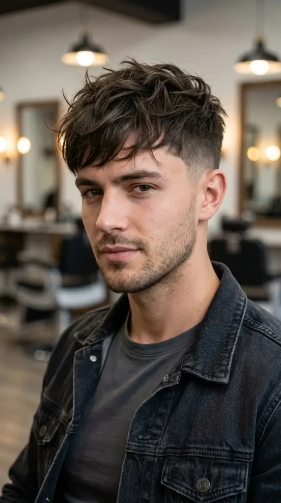 Messy Fringe with Taper