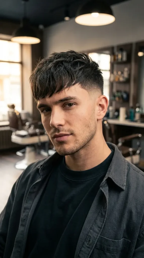 Messy Fringe with Mid Taper