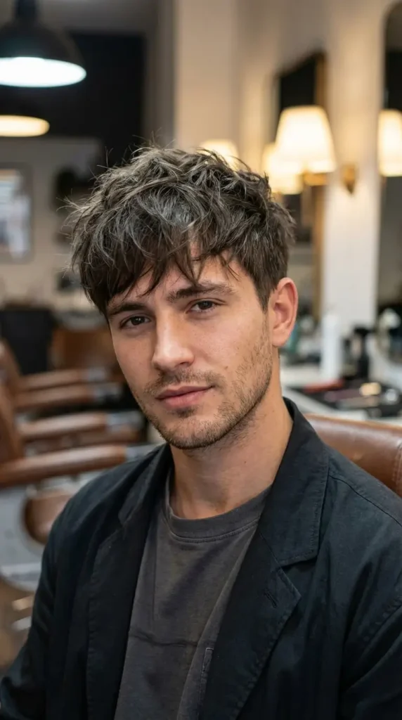 Classic Messy Textured Fringe