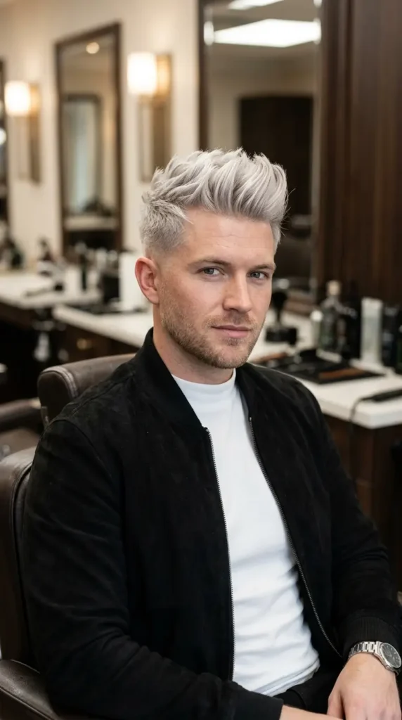 Platinum Faux Hawk