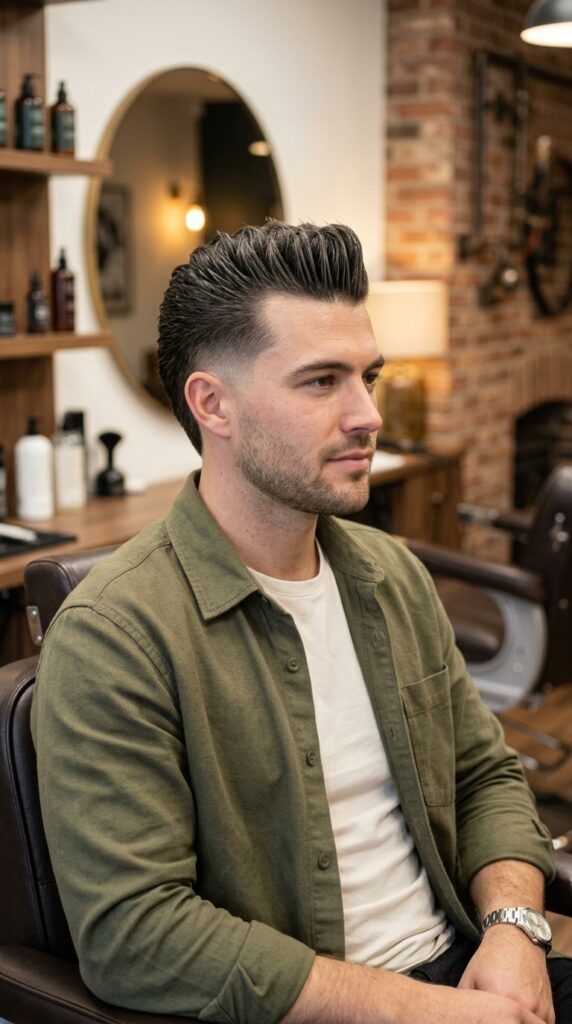 Slicked Faux Hawk