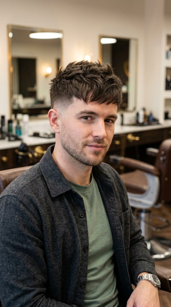 Textured Crop Faux Hawk