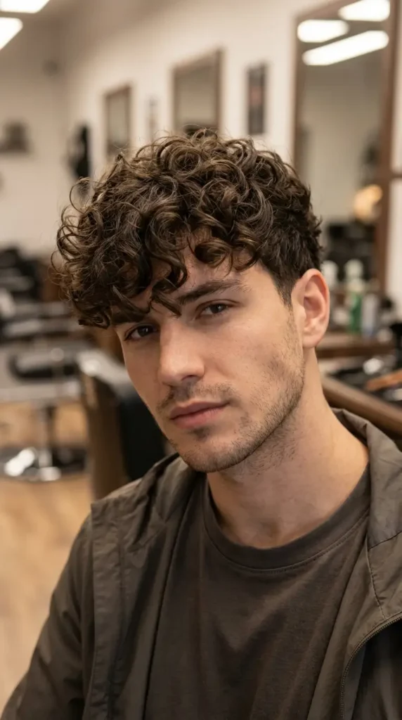 Textured Fringe for Curly Hair
