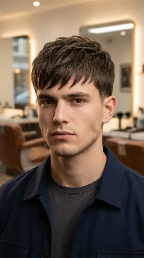 Textured Fringe for Straight Hair