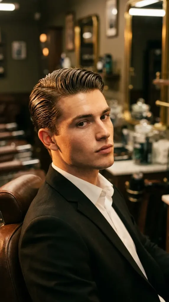 Old Hollywood Slick Back