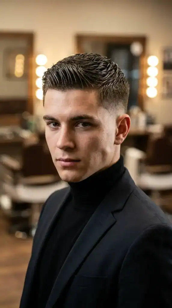 Wet Look Crew Cut