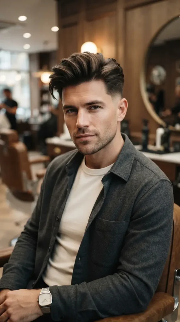 Comb-Over Textured Quiff