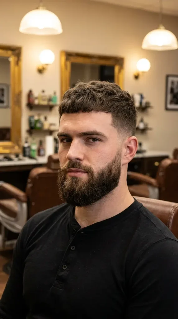 French Crop with Beard Combo
