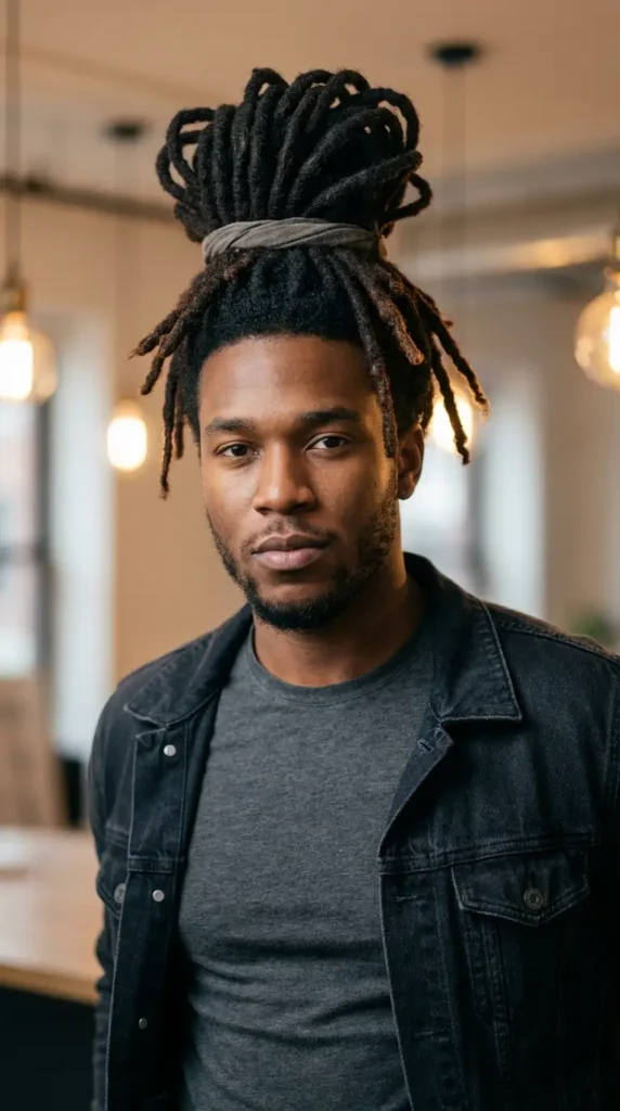 Dreadlock Man Bun