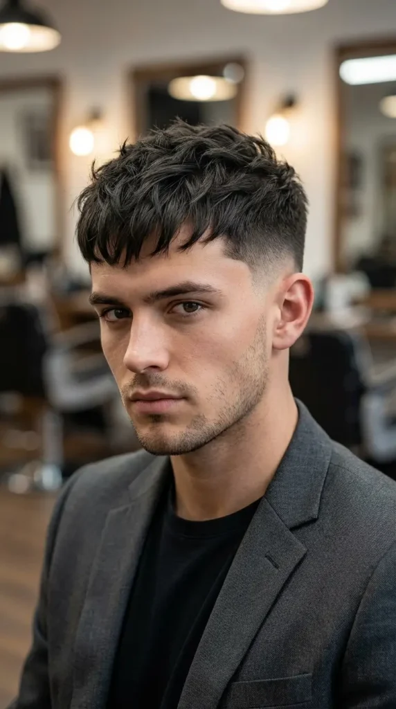 Classic Textured Fringe Low Taper