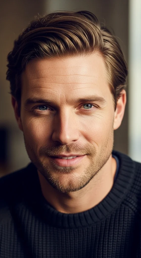 Medium Length Side Part