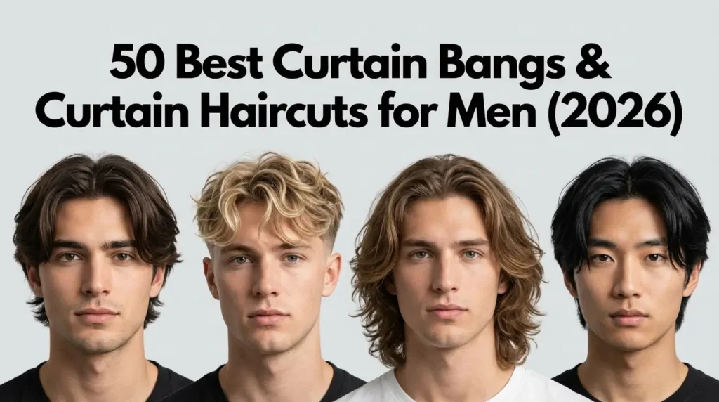 Curtain Bangs & Curtain Haircuts for Men (2026)