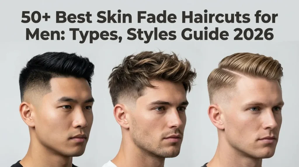 Skin Fade Haircuts for Men: Types, Styles Guide 2026