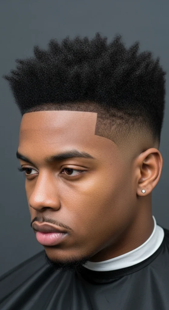 Messy Fringe for Black Men