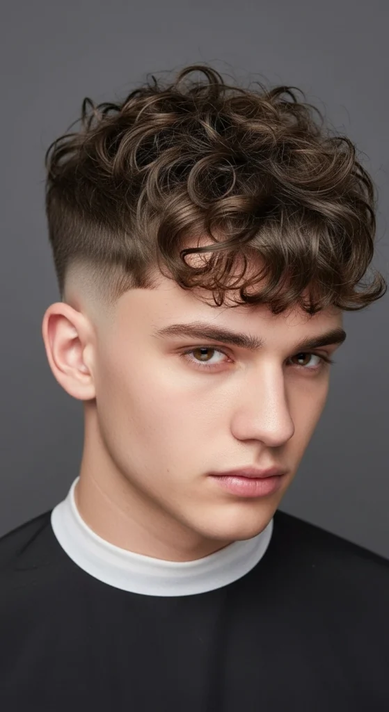 Messy Fringe for Curly Hair