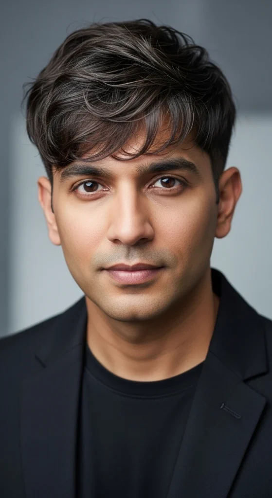 Messy Fringe for Indian Hair