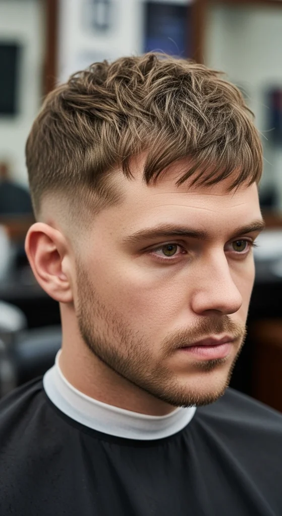 Messy Fringe for Receding Hairline