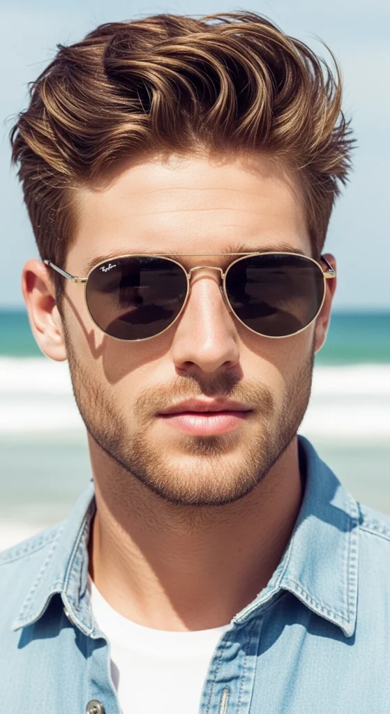 Messy Fringe for Wavy Hair