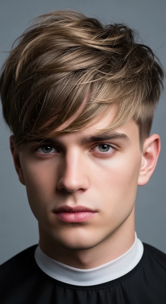 Messy Fringe with Blowout Taper