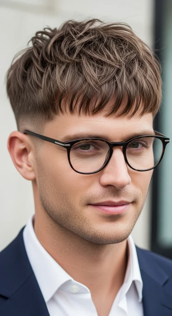 Messy Fringe with Glasses