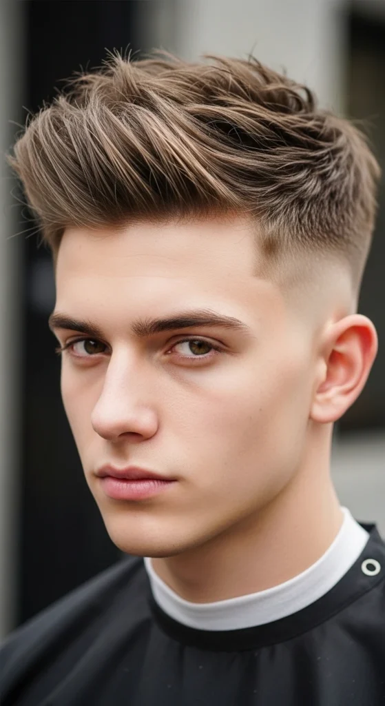 Messy Textured Faux Hawk