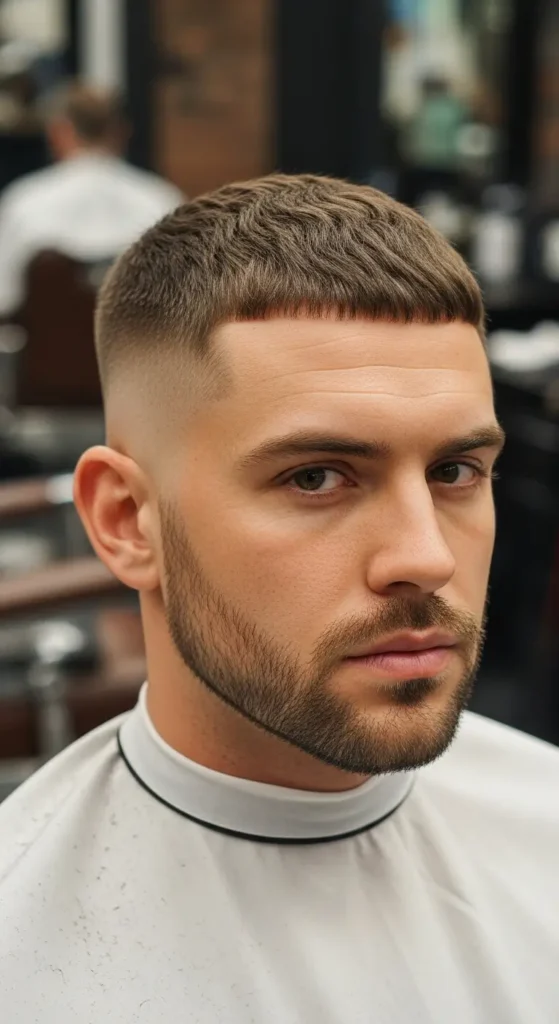 Mid Fade Buzz Cut